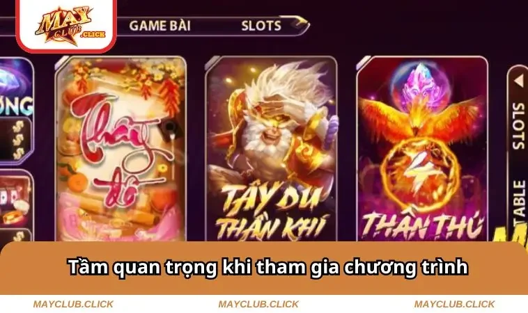 Đại Lý MAYCLUB 1 Tầm quan trọng khi tham gia